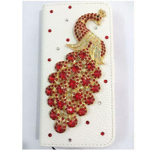 Planet Gates Red Peacock / For iPhone 6S Plus Diamond Crystal Peacock Leather Flip Wallet Phone Case Rhinestone Cover For Samsung Galaxy S7 edge Iphone 7 6 6S Plus 5S