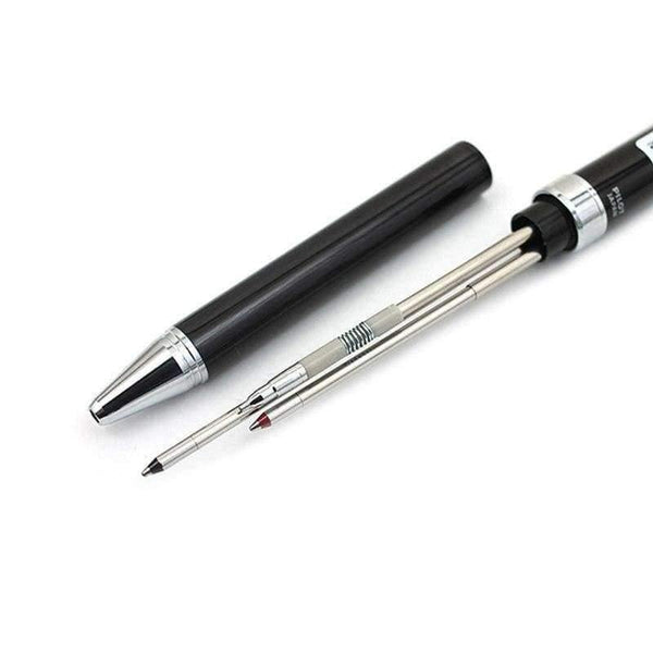 Planet Gates Red PILOT 2+1 Evolt 2 Color 0.7 mm Multi Ballpoint Pen (Black & Red) + 0.5 mm Pencil Metal Writing Supplies