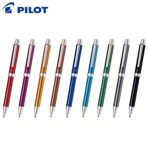 Planet Gates Red PILOT 2+1 Evolt 2 Color 0.7 mm Multi Ballpoint Pen (Black & Red) + 0.5 mm Pencil Metal Writing Supplies