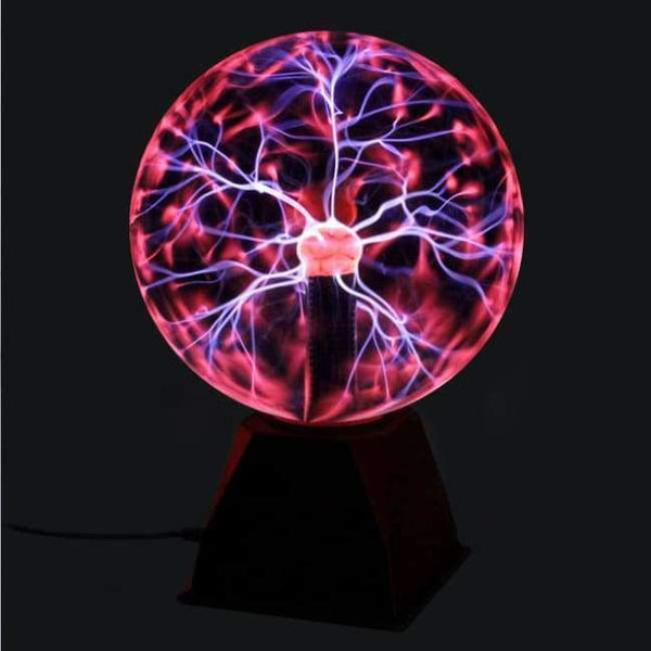 Planet Gates Red Plasma Ball Lamp Electric Globe Static Lamps Sound Sensitive 8 Inch Glass Sphere Nightlight Toy For Kids Plazma Novelty Light