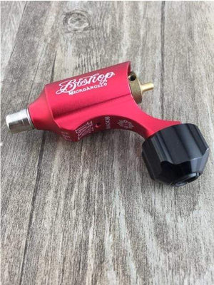 Planet Gates Red Professional Bishop Style Rotary Tattoo Machine Permanent Makeup Tattoo Machine Supply Wholesale (Not included Grip)