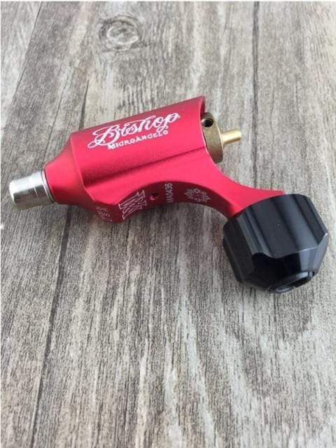 Planet Gates Red Professional Bishop Style Rotary Tattoo Machine Permanent Makeup Tattoo Machine Supply Wholesale (Not included Grip)