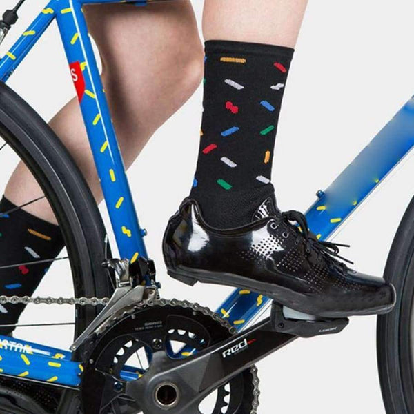 Planet Gates Red Professional Cycling Sport Socks Protect Feet Breathable Wicking Sock Outdoor Road Bike Nylon Socks Bicycle Accessories