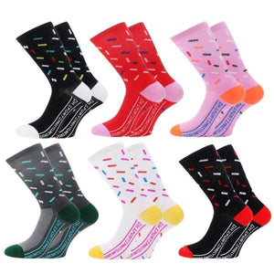 Planet Gates Red Professional Cycling Sport Socks Protect Feet Breathable Wicking Sock Outdoor Road Bike Nylon Socks Bicycle Accessories