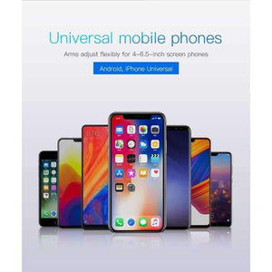 Planet Gates Red Qi Wireless Charger Car Holder for iPhone XS Max XR Samsung S9 Mobile Phone Holder Stand Air Vent Mount Car Phone Holder