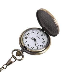 Planet Gates Red Quartz Pocket Watch Pirate Skull Head Horror with Chain Men Women Pendant Necklace For Gift Christmas