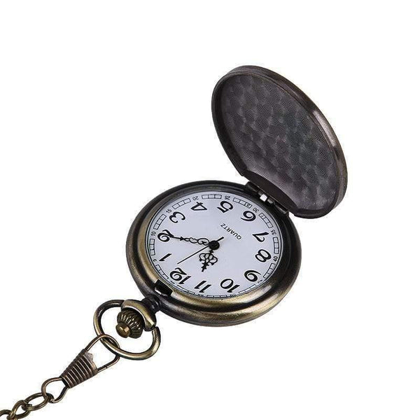 Planet Gates Red Quartz Pocket Watch Pirate Skull Head Horror with Chain Men Women Pendant Necklace For Gift Christmas