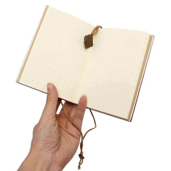 Planet Gates Red Retro Vintage PU Leather Blank-Pages Journal Diary Notebook Sketchbook Gift Notebooks & Writing Pads Notebook