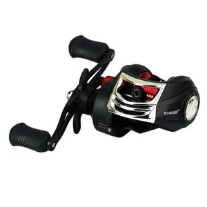 Planet Gates Red / Right Hand / China Metal Spool Baitcasting Reel 8kg Max Drag 7.2:1 High Speed Gear Ratio Saltwater Freshwater fishing wheel Fishing Reel
