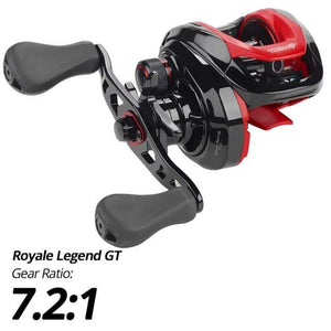 Planet Gates Red / Right Hand / China Royale Legend II & GT Baitcasting Reel 7.2:1 5.4:1 Gear Ratio Reel  Freshwater Aluminum Spool 8 KG Drag Fishing Coil