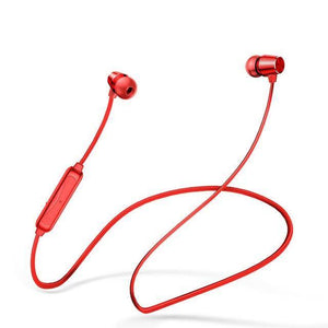 Planet Gates Red ROCK Bluetooth Earphone with Mic Half In-ear Bluetooth Headphone Wireless Neckband Magnetic Headset for iphone XS Xiaomi