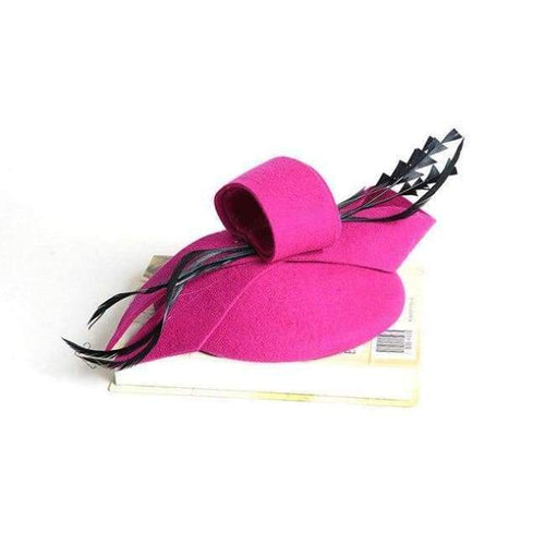 Planet Gates Red rose / 56-58cm Women Wedding Hats Hair Accessories Fascinator Hat Autumn Winter Hollow Veil Wool Felt Women Fedoras Cocktail Formal Dress Hats