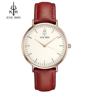 Planet Gates RED ROSE WHITE Women Watch Ladies Ultra Thin Stainless Steel Band Quartz Wristwatch Fashion Female Clock Relogio