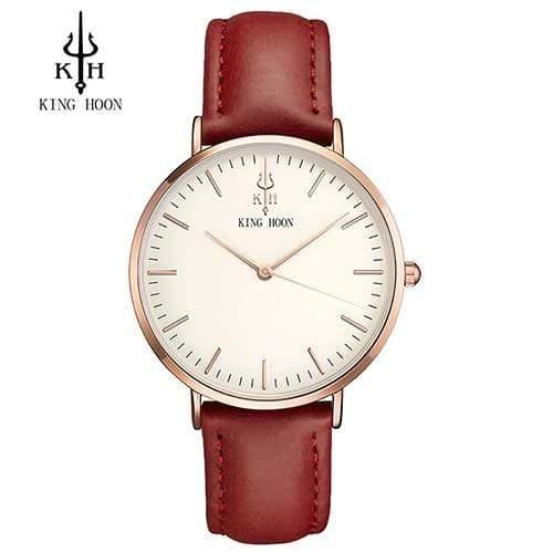Planet Gates RED ROSE WHITE Women Watch Ladies Ultra Thin Stainless Steel Band Quartz Wristwatch Fashion Female Clock Relogio