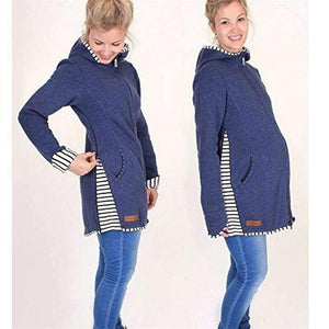 Planet Gates red / S Baby Holder Maternity Carrier Sweatshirts Pregnant Multifunction Warm Cotton Kangaroo Coat Outerwear Jacket Carrier