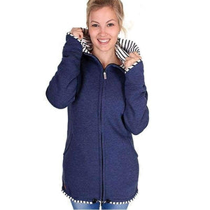 Planet Gates red / S Baby Holder Maternity Carrier Sweatshirts Pregnant Multifunction Warm Cotton Kangaroo Coat Outerwear Jacket Carrier