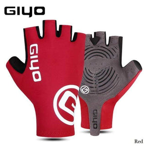 Planet Gates Red / S Breaking Wind Cycling Half Finger Gloves Anti-slip Bicycle Mittens Racing Road Bike Glove MTB Biciclet Guantes Ciclismo