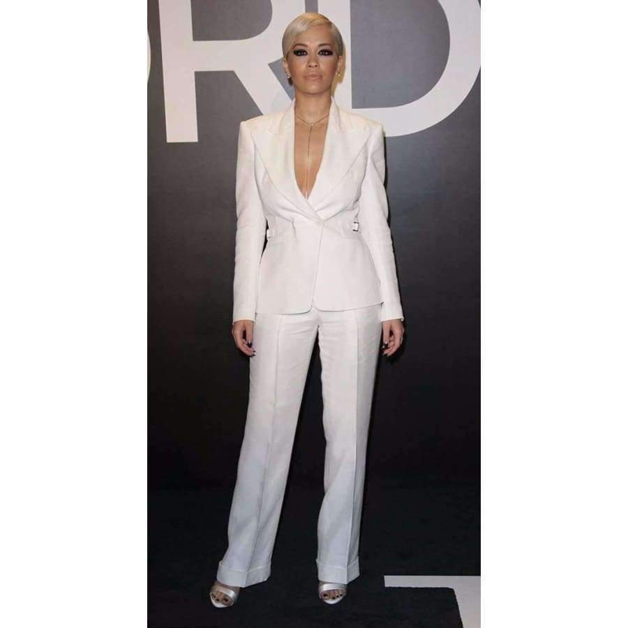 Planet Gates Red / S Business Ladies Pants Suits Formal Office Womens Work Wear Casual Trouser Suit Custom Blazer Set W30