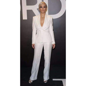 Planet Gates Red / S Business Ladies Pants Suits Formal Office Womens Work Wear Casual Trouser Suit Custom Blazer Set W30