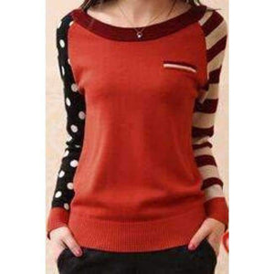 Planet Gates Red / S Candy Color New O-Neck Autumn Women Sweater Long Sleeve Pullovers Knitting Casual Sweaters pull femme sudaderas jumper