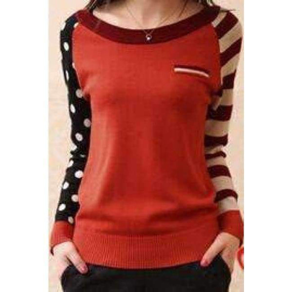 Planet Gates Red / S Candy Color New O-Neck Autumn Women Sweater Long Sleeve Pullovers Knitting Casual Sweaters pull femme sudaderas jumper