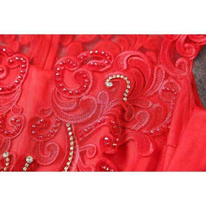 Planet Gates red / S Designer runway women dress red beige lavender silk event dress high quality luxury embroidery brand party dress w1996