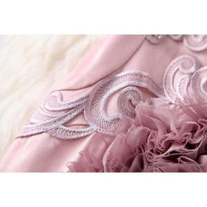 Planet Gates red / S Designer runway women dress red beige lavender silk event dress high quality luxury embroidery brand party dress w1996