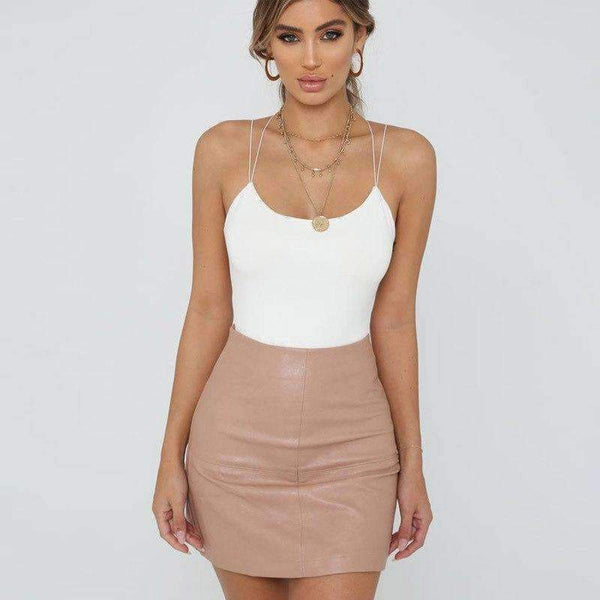 Planet Gates red / S Fashion Chic backless sexy bodysuit strap body bandage jumpsuits for women 2018 romper summer bodysuits one piece