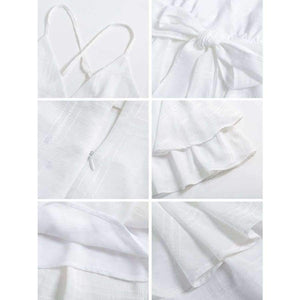 Planet Gates Red / S Girl V Neck Sexy Female Playsuit Plaid Boho Floral Playsuit Shorts Jumpsuit Romper Bodysuit for Women 2018 Streetwear