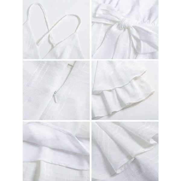 Planet Gates Red / S Girl V Neck Sexy Female Playsuit Plaid Boho Floral Playsuit Shorts Jumpsuit Romper Bodysuit for Women 2018 Streetwear