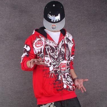 Planet Gates red / S Hoodies Men Sudaderas Hombre Hip Hop Mens Brand Letter Hooded Zipper Hoodies oversize street Sweatshirt