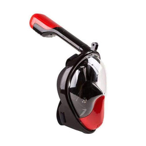 Planet Gates red / S/M Mask Scuba Mask Underwater Anti Fog Full Face Snorkeling Mask Women Men Swimming Snorkel Diving Equipment