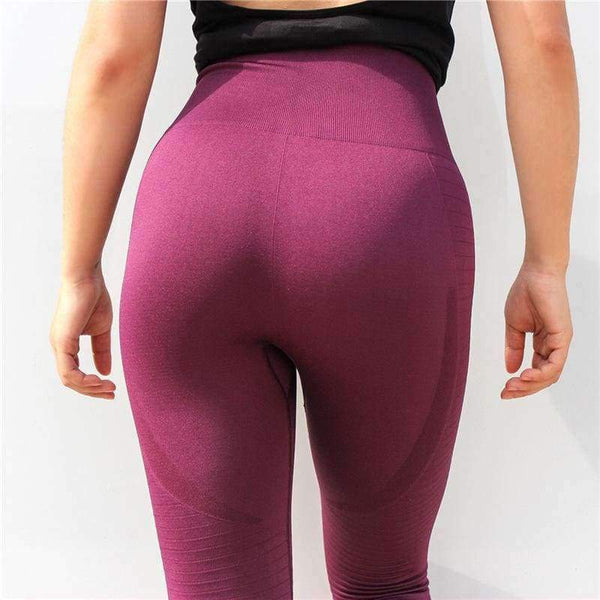 Planet Gates Red / S Pants Running Sportswear Squat Fitness Yoga Pants High Waist Gym Leggings Compression Tights Pants Women Leggings