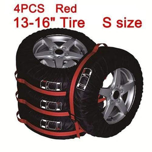 Planet Gates Red S Size / China 4Pcs Spare Tire Cover Case Polyester Winter and Summer Car Tires Storage Bag Automobile Tyre Accessories Vehicle Wheel Protector
