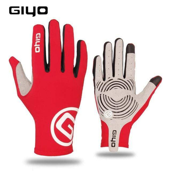 Planet Gates Red / S Touch Screen Long Full Fingers Gel Sports Cycling Gloves Women Men Bicycle Gloves Mtb Road Bike Riding Racing Gloves