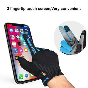 Planet Gates Red / S Winter Full Finger Gloves Men Touch Screen Anti-shock Breathable Fitness Gloves Weightlifting Sports