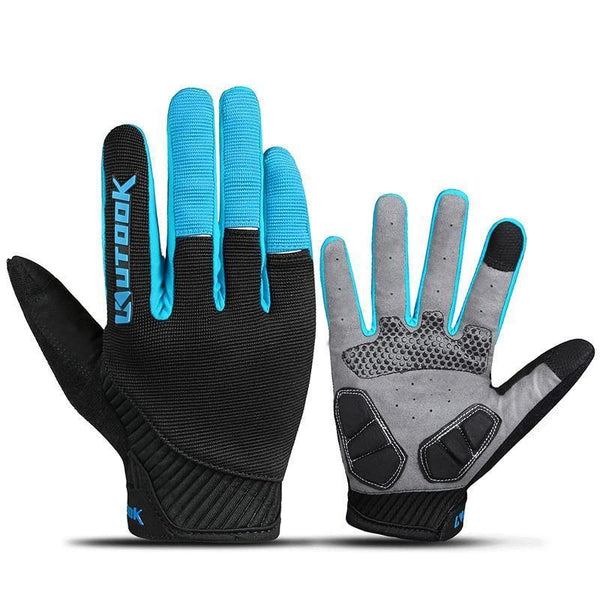 Planet Gates Red / S Winter Full Finger Gloves Men Touch Screen Anti-shock Breathable Fitness Gloves Weightlifting Sports