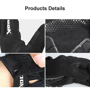 Planet Gates Red / S Winter Full Finger Gloves Men Touch Screen Anti-shock Breathable Fitness Gloves Weightlifting Sports