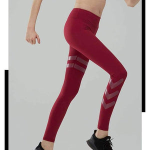 Planet Gates Red / S Women Red Sporting Leggings Clothing For Women's Fitness Quick Dry Pants mid Waist Leggins Fitness Workout leggings