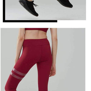 Planet Gates Red / S Women Red Sporting Leggings Clothing For Women's Fitness Quick Dry Pants mid Waist Leggins Fitness Workout leggings