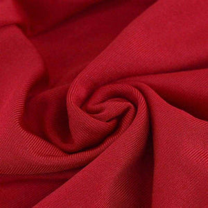 Planet Gates Red / S Women Summer Round Neck Solid Sleeveless Backless Sexy Package Hip Bow Tie Bodycon Flounce Fishtail Long Dress Party Dress