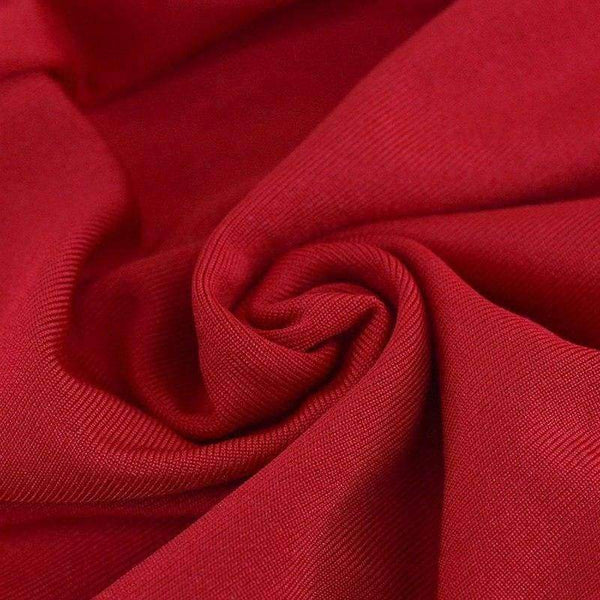 Planet Gates Red / S Women Summer Round Neck Solid Sleeveless Backless Sexy Package Hip Bow Tie Bodycon Flounce Fishtail Long Dress Party Dress