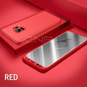 Planet Gates Red / S7 ZNP Luxury 360 Degree Full Cover Phone Case For Samsung Galaxy S9 S8 Plus Shockproof Cover For Samsung Note 8 S7 Edge S9 Case
