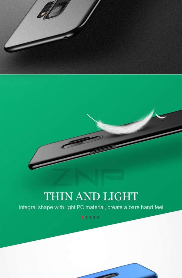 Planet Gates Red / S7 ZNP Luxury Slim Protection Case For Samsung Galaxy S9 S8 Plus Note 8 Hard PC Phone Cover For Samsung S7 Edge S7 S8 S9 Case Shell