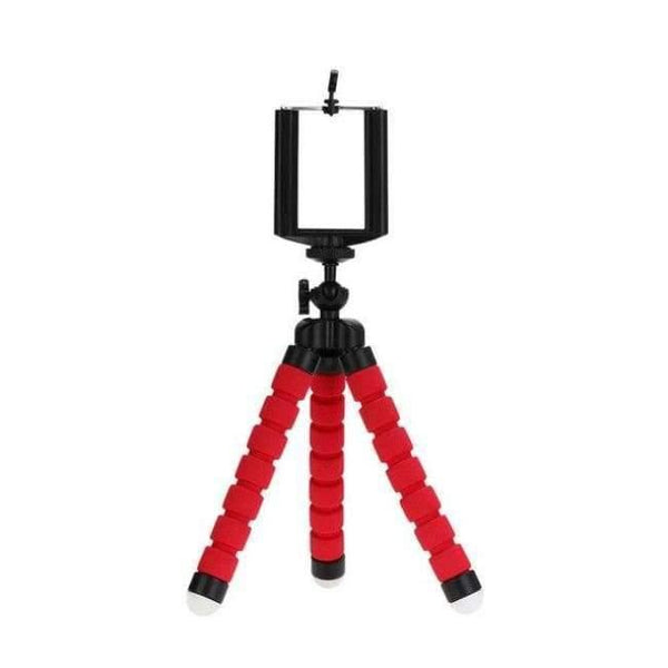 Planet Gates Red Samsung Xiaomi Huawei Phone Mobile Camera Holder Clip Mini Flexible Gorillapod Octopus Tripod stativ Stand for GoPro