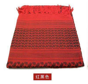 Planet Gates Red Scarves Men Winter Military Keffiyeh Windproof Scarf  Hijab Shemagh Tactical Desert Square Wargame