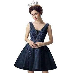 Long Short Evening Dress Long Tulle Lace Formal Gown Backless Evening Dresses Prom Dresses Robe De Soiree 2018