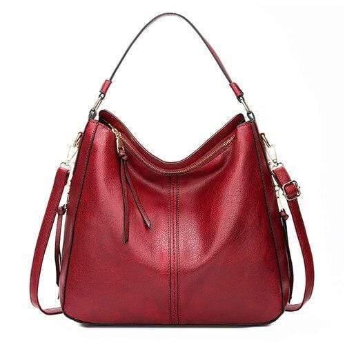 Women Leather Handbags Vintage Casual Tote Bags Female Designer Brand Crossbody Shoulder Bag