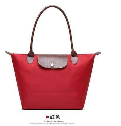 Planet Gates Red / Small  30x23x12 cm Women Bags Shoulder Bag Handbag Waterproof Nylon Leather Beach bag Designer Folding Tote Bolsa Sac Feminina