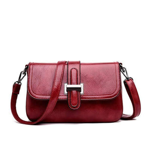 Vintage Women Flap Fashion Casual Real Leather Shoulder Bags Lady Crossbody Messenger Bag Elegant